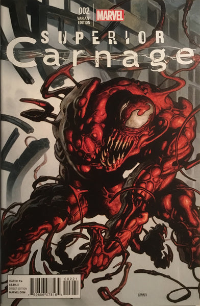 SUPERIOR CARNAGE # 2 GARRES 1:25 VARIANT COVER