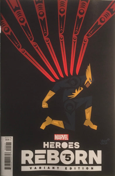 HEROES REBORN # 5 VEREGGE 1:50 VARIANT COVER