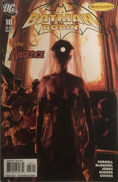 BATMAN AND ROBIN (2009-2011) #18 HA 1:10 VARIANT COVER