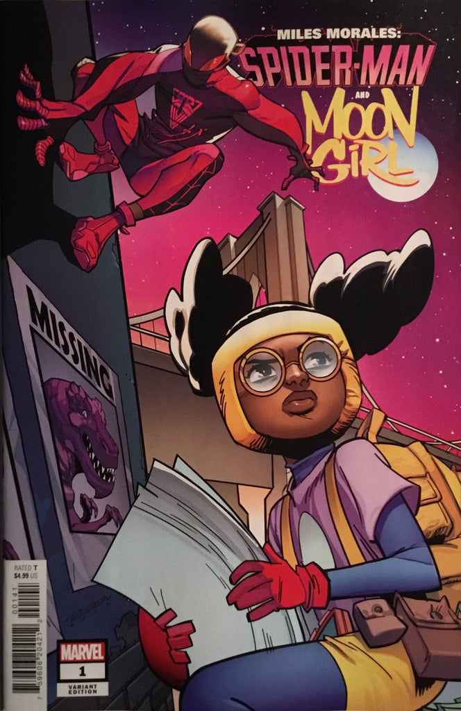 MILES MORALES AND MOON GIRL # 1 RANDOLPH 1:25 VARIANT COVER