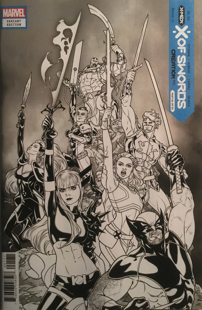 X OF SWORDS CREATION # 1 DAUTERMAN SKETCH VARIANT COVER