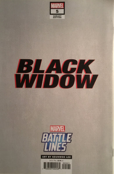 BLACK WIDOW (2019) # 5 BATTLE LINES VARIANT COVER