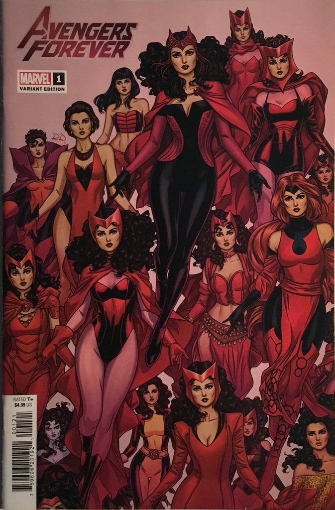 AVENGERS FOREVER # 1 SCARLET WITCH VARIANT COVER