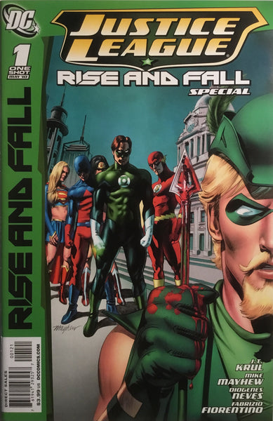JUSTICE LEAGUE RISE AND FALL SPECIAL MAYHEW 1:25 VARIANT COVER