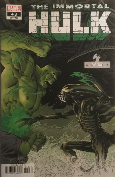 IMMORTAL HULK #43 ALIEN VARIANT COVER FIRST PRINTING