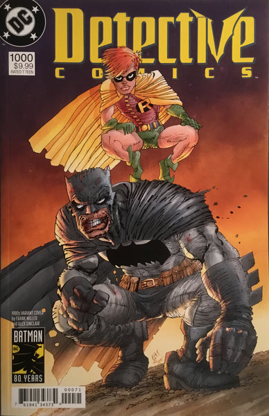 DETECTIVE COMICS #1000 MILLER 1980’S VARIANT COVER