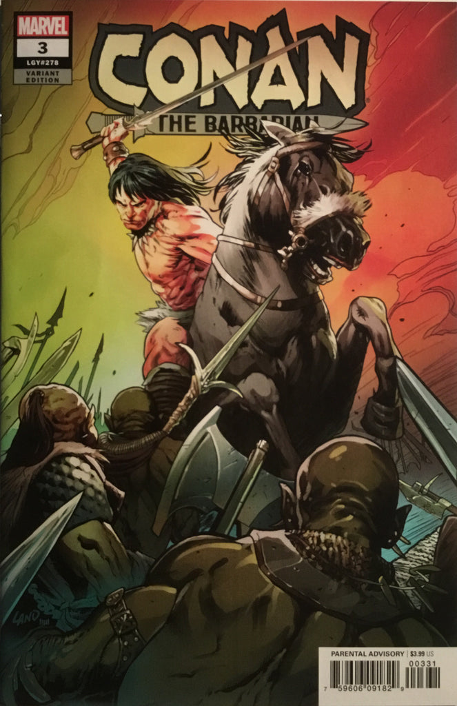 CONAN THE BARBARIAN (2019) # 3 LAND 1:25 VARIANT COVER