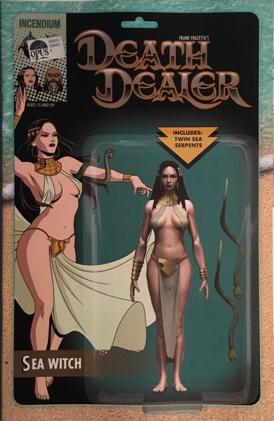 FRANK FRAZETTA’S DEATH DEALER # 5 SEA WITCH ACTION FIGURE 1:5 VARIANT COVER