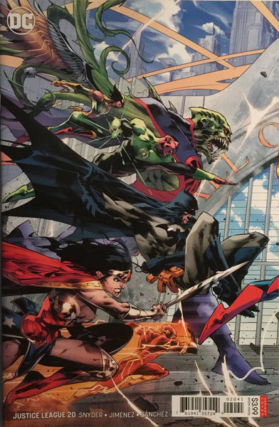 JUSTICE LEAGUE (2018) # 20 LEFT HAND CONNECTING VARIANT COVER
