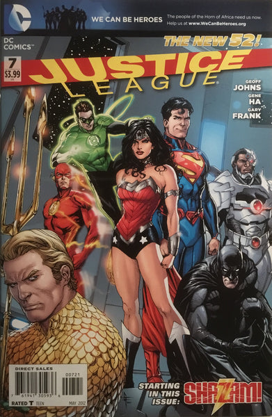 JUSTICE LEAGUE (THE NEW 52) # 7 FRANK 1:25 VARIANT COVER