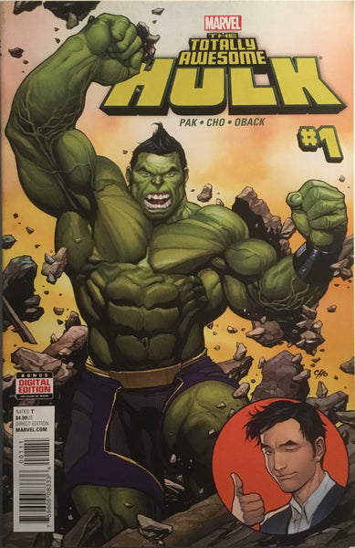 TOTALLY AWESOME HULK # 1 FIRST APPEARANCE OF AMADEUS CHO AS THE HULK