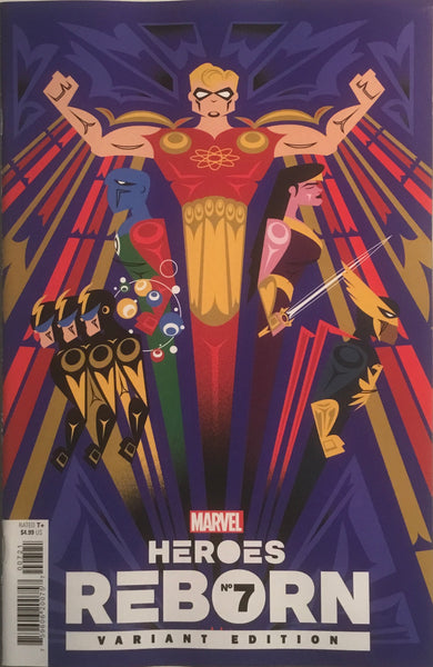 HEROES REBORN # 7 VEREGGE 1:50 VARIANT COVER