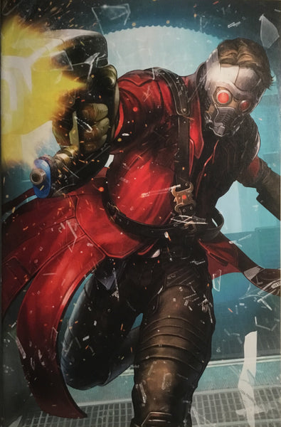 OLD MAN QUILL # 5 STAR-LORD BATTLE LINES VARIANT COVER
