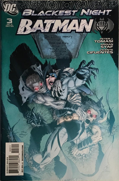 BLACKEST NIGHT : BATMAN #1-3 SET