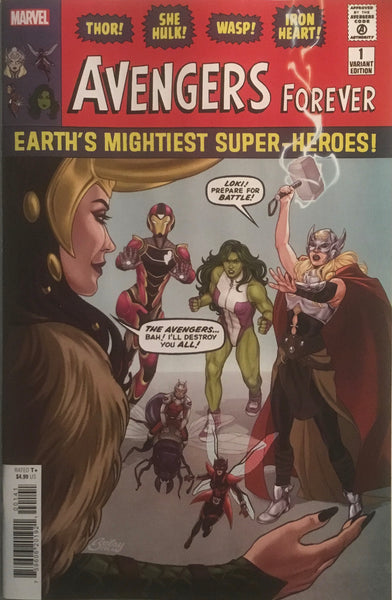 AVENGERS FOREVER # 1 COLA 1:25 VARIANT COVER