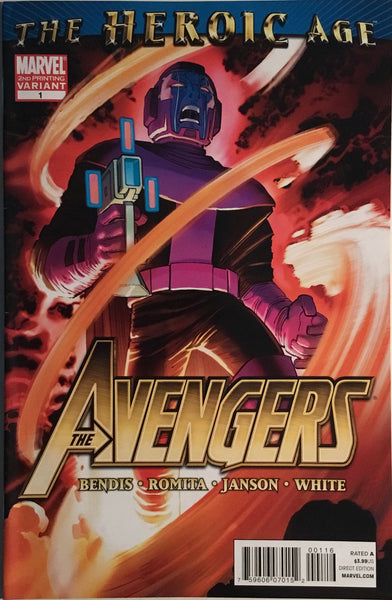 AVENGERS (2010-2013) # 1 SECOND PRINTING