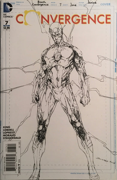 CONVERGENCE # 7 BOOTH 1:100 FLASH SKETCH VARIANT COVER