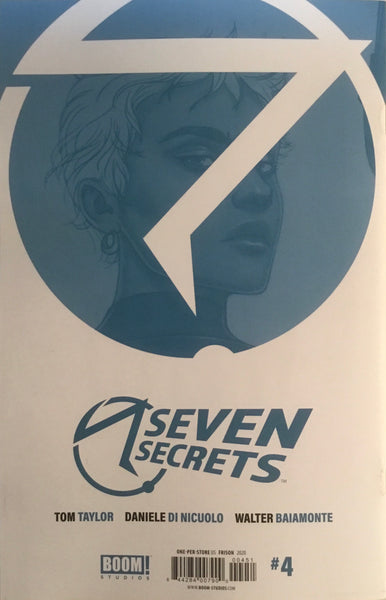 SEVEN SECRETS # 4 RETAILER ONE PER STORE VARIANT COVER