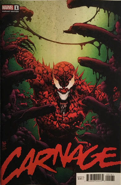 CARNAGE (2022) # 1 SIQUEIRA 1:50 VARIANT COVER