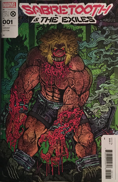 SABRETOOTH & THE EXILES # 1 WOLF 1:25 VARIANT COVER