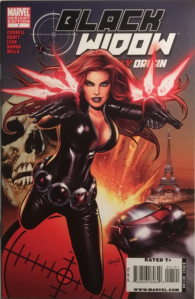 BLACK WIDOW DEADLY ORIGIN # 1 LAND 1:15 VARIANT COVER