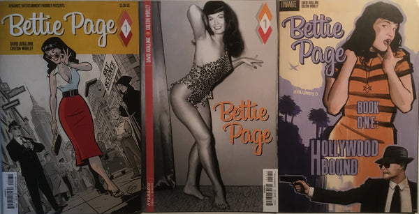 BETTIE PAGE # 1 SET OF 6 VARIANT COVERS