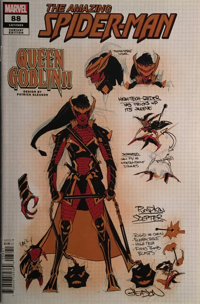 AMAZING SPIDER-MAN (2018-2022) #88 GLEASON VARIANT COVER FIRST APPEARANCE OF QUEEN GOBLIN