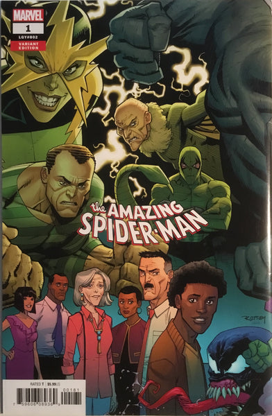 AMAZING SPIDER-MAN (2018-2022) # 1 OTTLEY 1:100 VIRGIN COVER