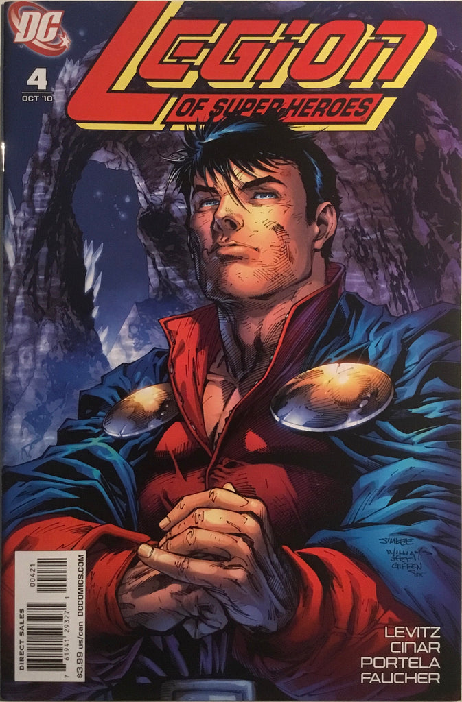 LEGION OF SUPER-HEROES (2010-2011) # 4 JIM LEE 1:10 VARIANT COVER