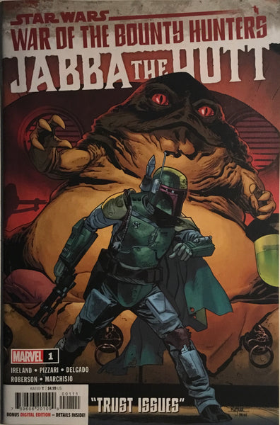 STAR WARS : WAR OF THE BOUNTY HUNTERS JABBA THE HUTT # 1 FIRST APPEARA ...