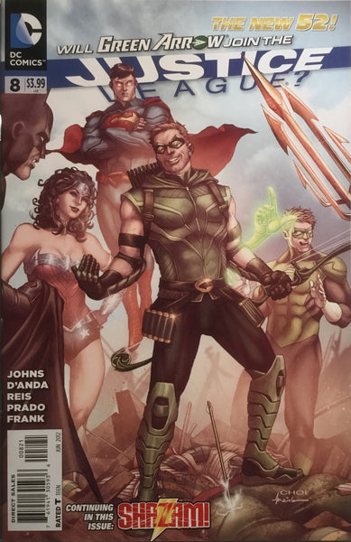 JUSTICE LEAGUE (THE NEW 52) # 8 CHOI 1:25 VARIANT COVER