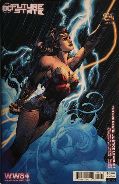FUTURE STATE JUSTICE LEAGUE #1 LEE WONDER WOMAN ‘84 VARIANT COVER
