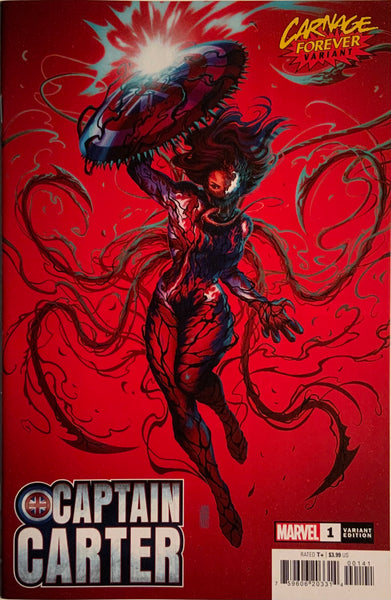 CAPTAIN CARTER # 1 CARNAGE FOREVER VARIANT COVER