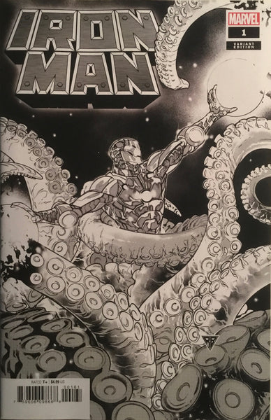 IRON MAN (2020) # 1 SILVA SKETCH VARIANT COVER