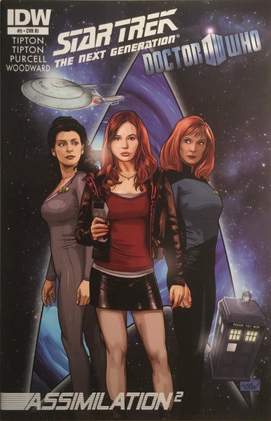 STAR TREK THE NEXT GENERATION / DOCTOR WHO : ASSIMILATION 2 # 5 1:10 VARIANT COVER
