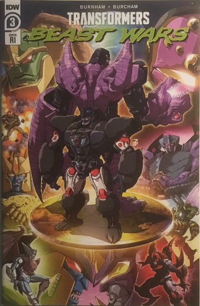TRANSFORMERS BEAST WARS # 3 PEREZ RETAILER INCENTIVE COVER