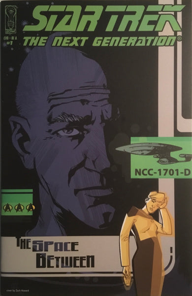 STAR TREK THE NEXT GENERATION : THE SPACE BETWEEN # 1 1:10 VARIANT COVER