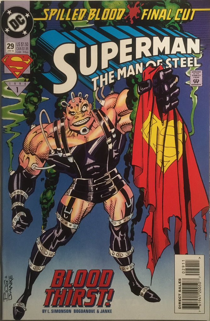 SUPERMAN THE MAN OF STEEL #29