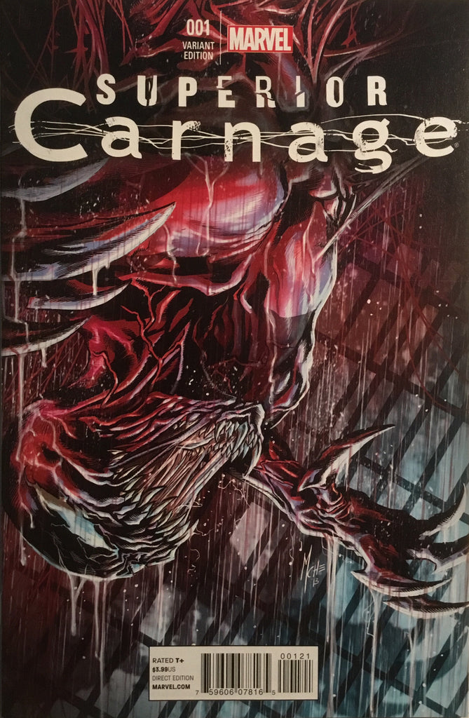 SUPERIOR CARNAGE # 1 CHECCHETTO 1:25 VARIANT COVER