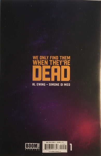 WE ONLY FIND THEM WHEN THEY’RE DEAD #1 RETAILER THANK YOU VARIANT COVER