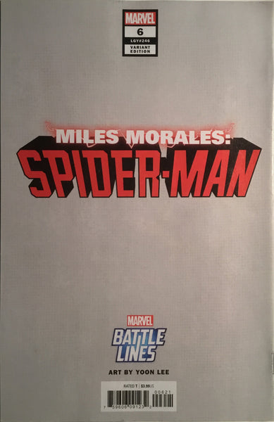 MILES MORALES SPIDER-MAN (2019-2022) # 6 MYSTERIO BATTLE LINES VARIANT COVER