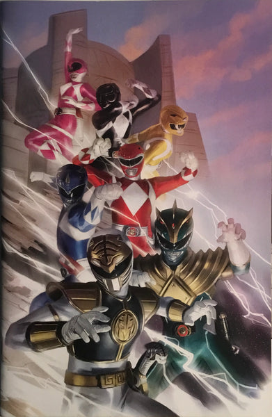 MIGHTY MORPHIN POWER RANGERS #100 MERCADO RETAILER VARIANT COVER