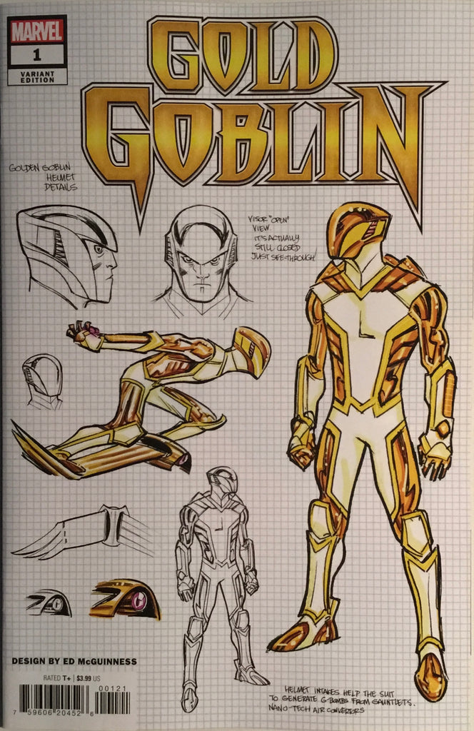 GOLD GOBLIN # 1 McGUINNESS 1:25 VARIANT COVER