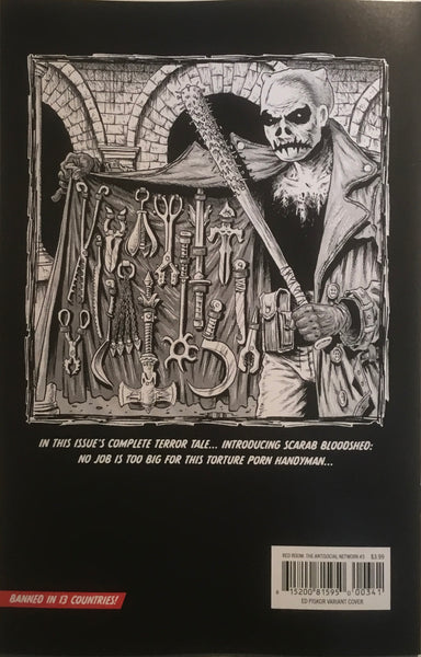 RED ROOM THE ANTISOCIAL NETWORK # 3 PISKOR 1:10 VARIANT COVER