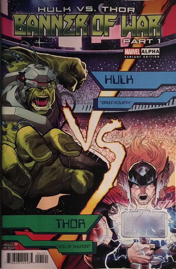 HULK VS THOR : BANNER OF WAR ALPHA # 1 COCCOLO 1:25 VARIANT COVER