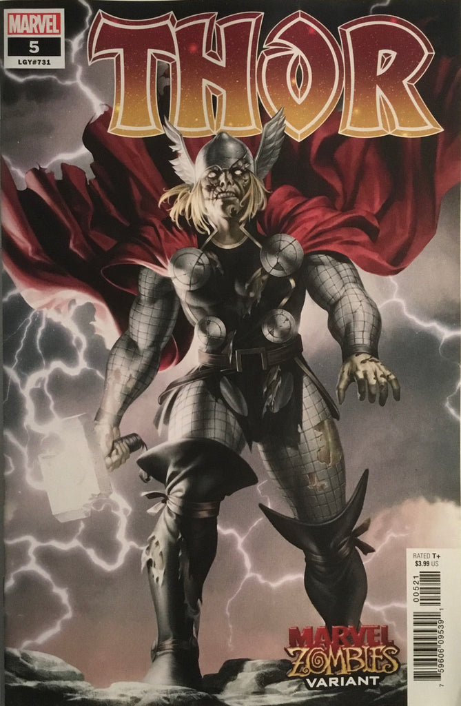 THOR (2020) # 5 ZOMBIE VARIANT COVER FIRST FULL APPEARANCE OF THE BLACK WINTER