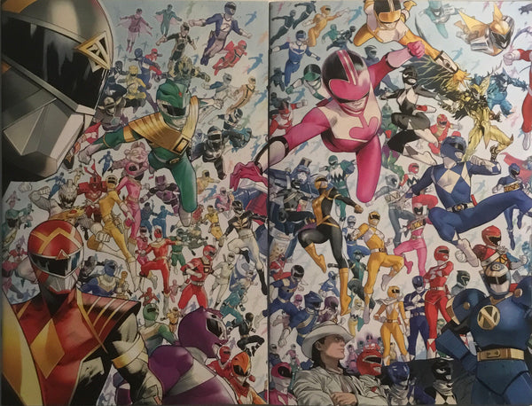 MIGHTY MORPHIN # 1 + POWER RANGERS # 1 MORA 1:10 CONNECTING VARIANT COVERS