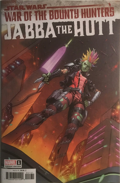 STAR WARS WAR OF THE BOUNTY HUNTERS JABBA THE HUTT # 1 COELLO 1:25 VARIANT COVER