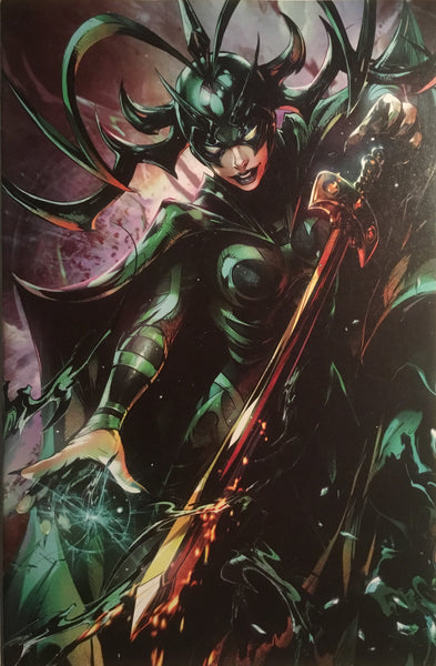 ASGARDIANS OF THE GALAXY # 9 HELA BATTLE LINES VARIANT COVER