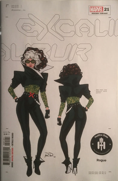 EXCALIBUR # 21 DAUTERMAN 1:50 ROGUE DESIGN VARIANT COVER